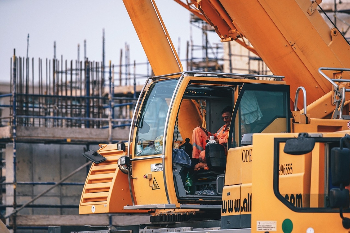 crane on jobsite