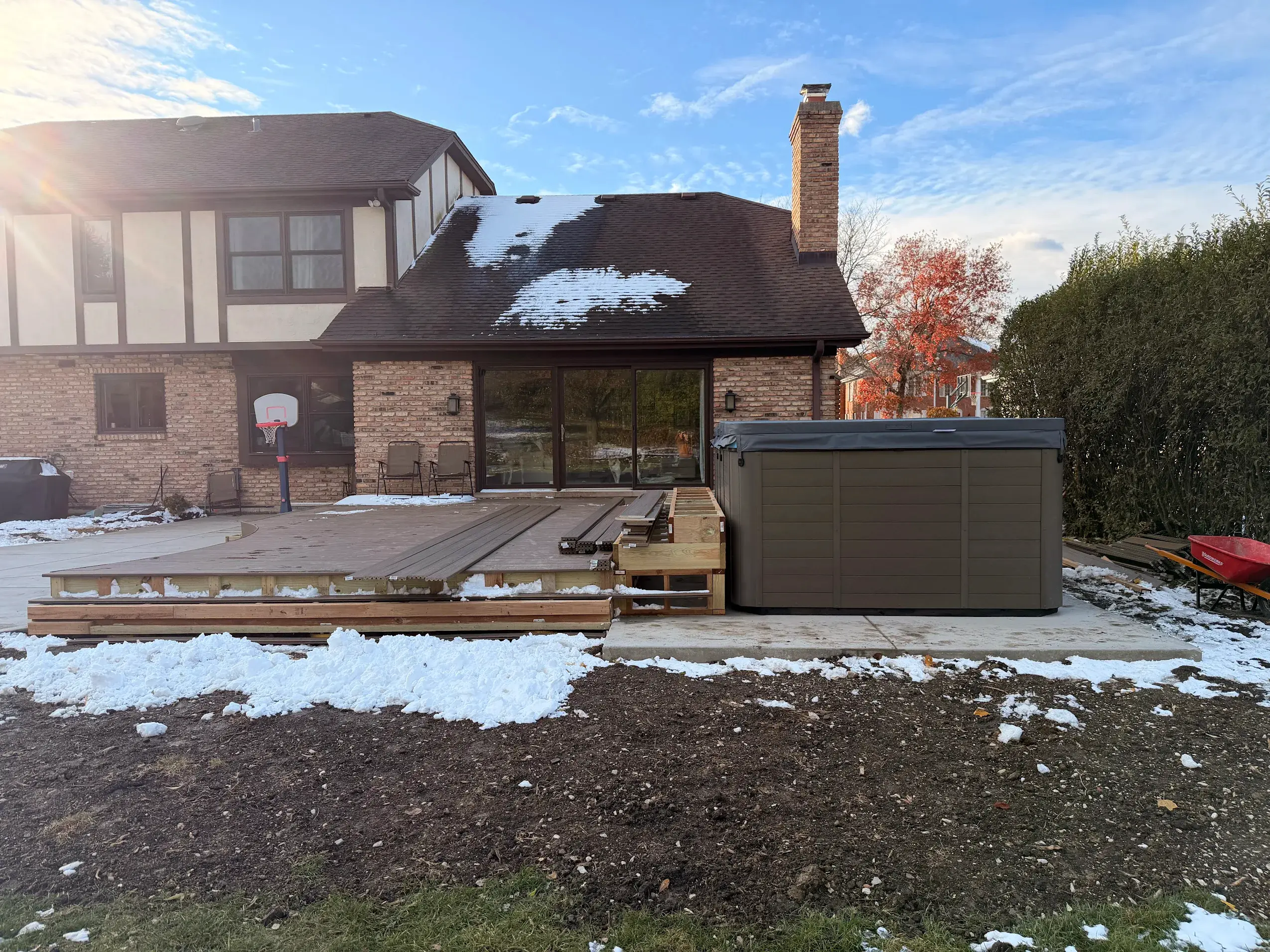 Crane rentals for pool & spa installation